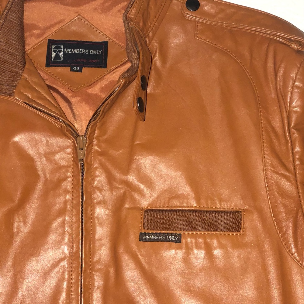 Vintage Leather Members Only